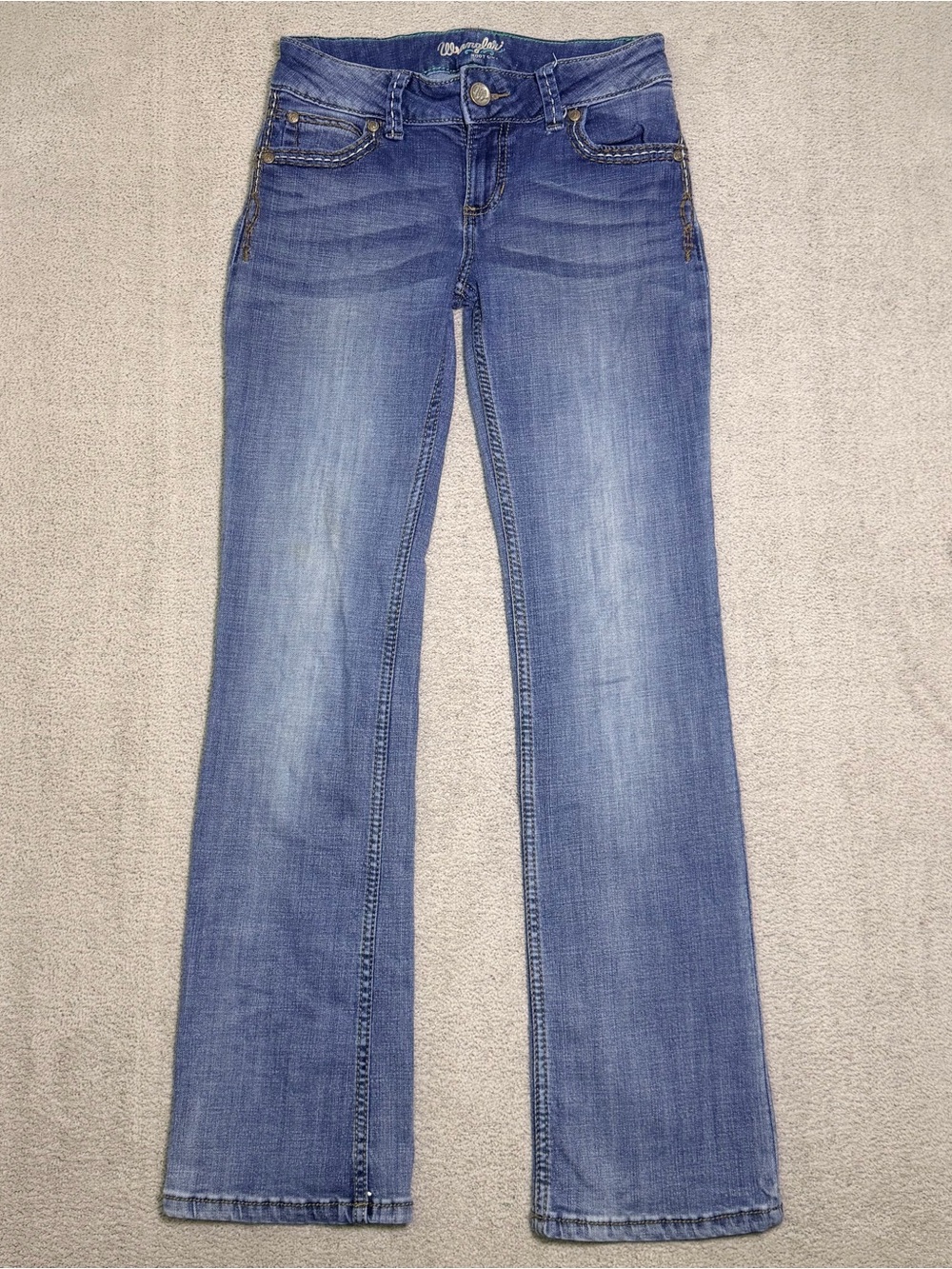 Wrangler Retro Sadie Bootcut Jeans Women’s 5/6 (28x30) Low Rise Western Y2K